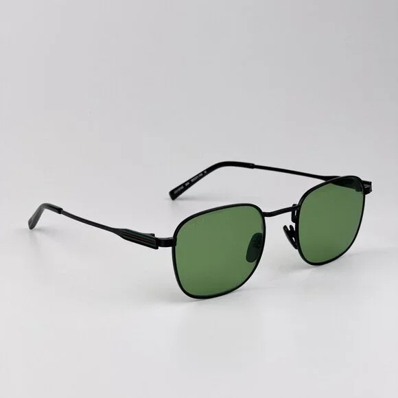 Gucci Women Sunglasses Metal Black Green Square GG1876S 004 NEW AUTHENTIC Gucci Women Sunglasses Metal Black Green Square GG1876S 004  main image 2